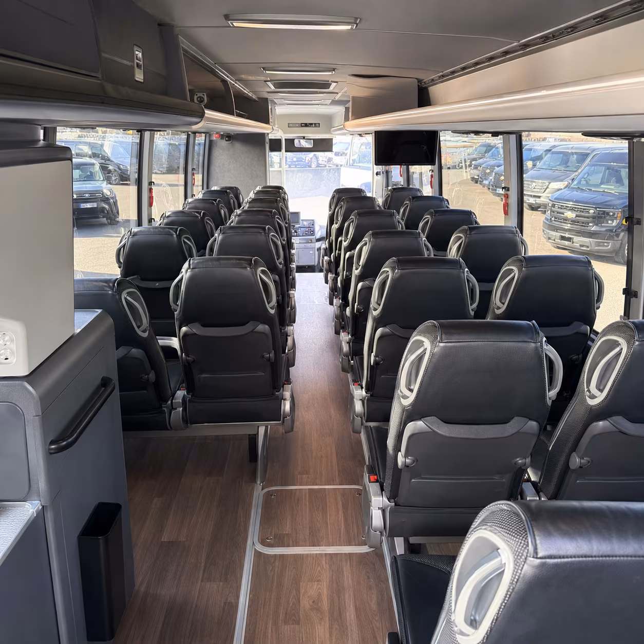 delano private event transportation onboard seating