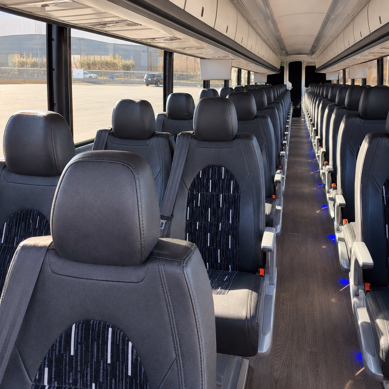 salinas charter bus interior gallery