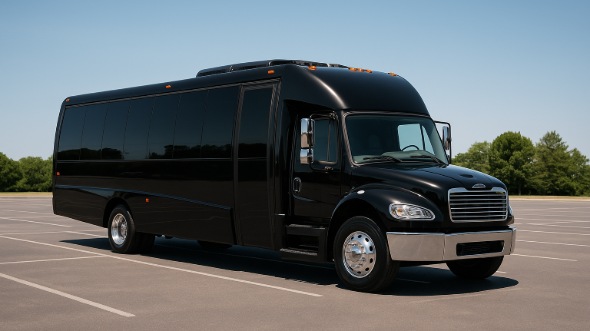 Exterior of Charter Bus Company Modesto's 15 Passenger Minibus in Modesto