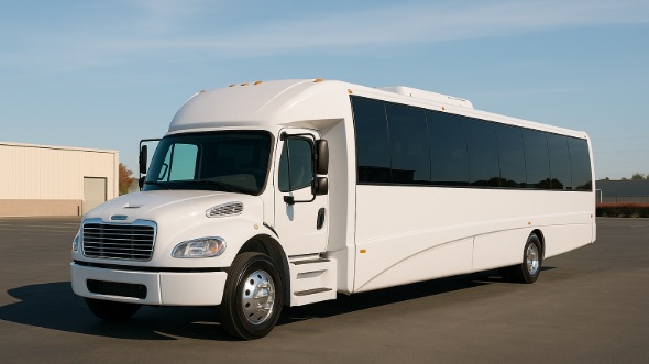 Exterior of Charter Bus Company Modesto's 20 Passenger Mini bus in Modesto