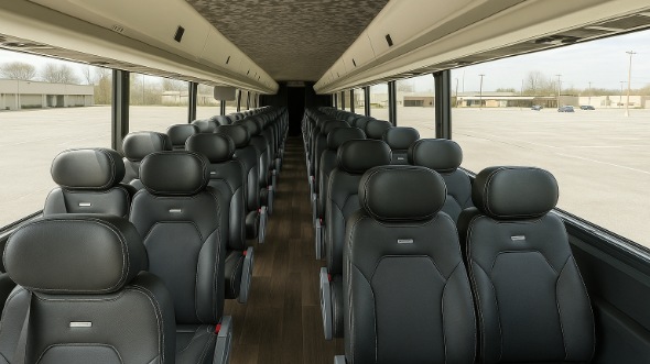 delano 28 passenger minibus inside