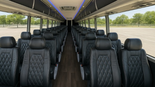 delano 55 passenger charter bus rental