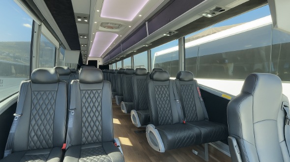 visalia 28 passenger minibus